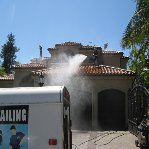 Roof Cleaning Before